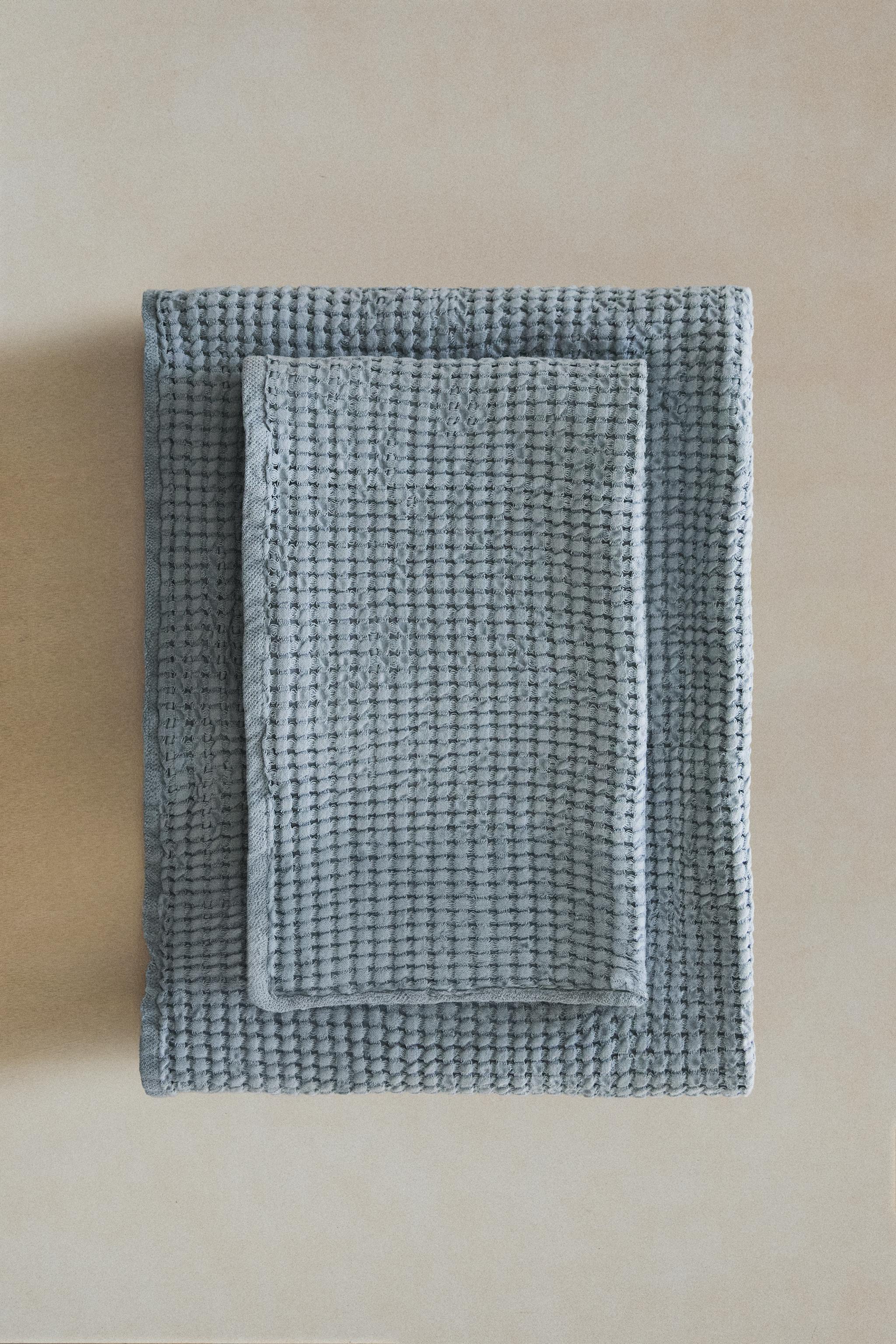 SERVIETTE DE BAIN WAFFLE ÉPAIS